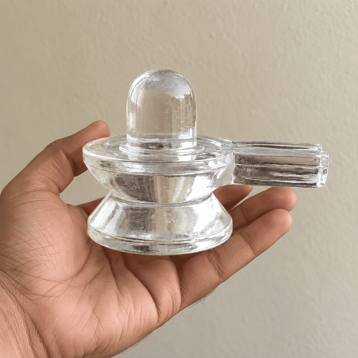 Customer photo review of Sphatik (Crystal) Shivling