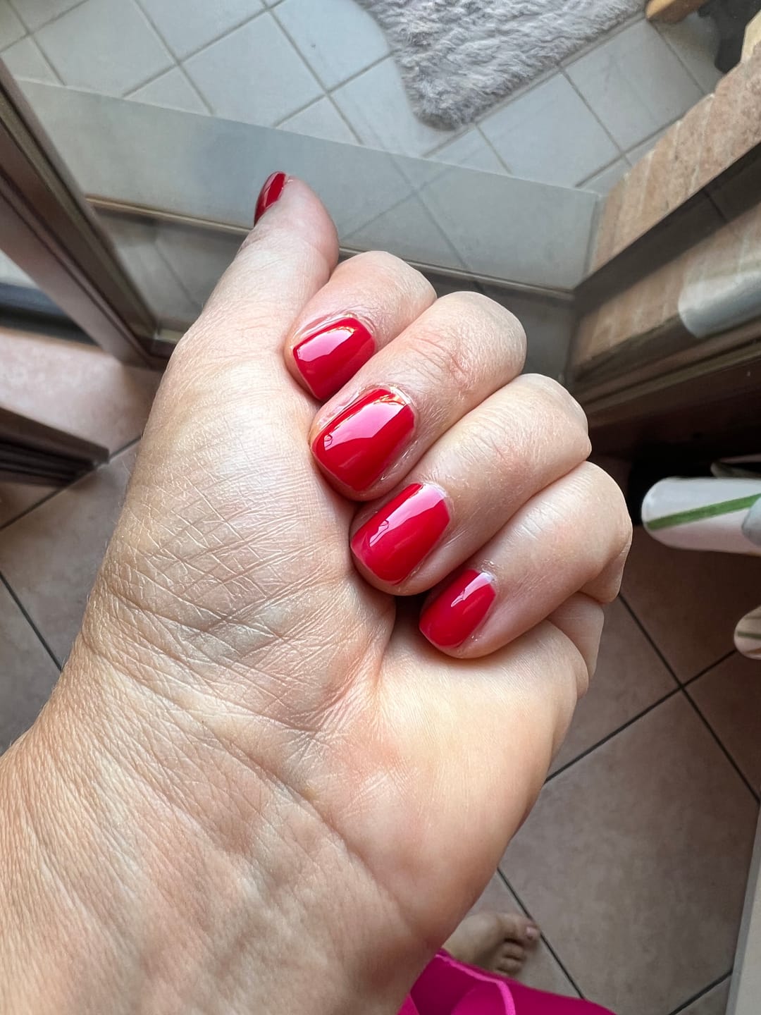 Customer photo review of Smalto Semipermanente LCI -  Rosso Chanel