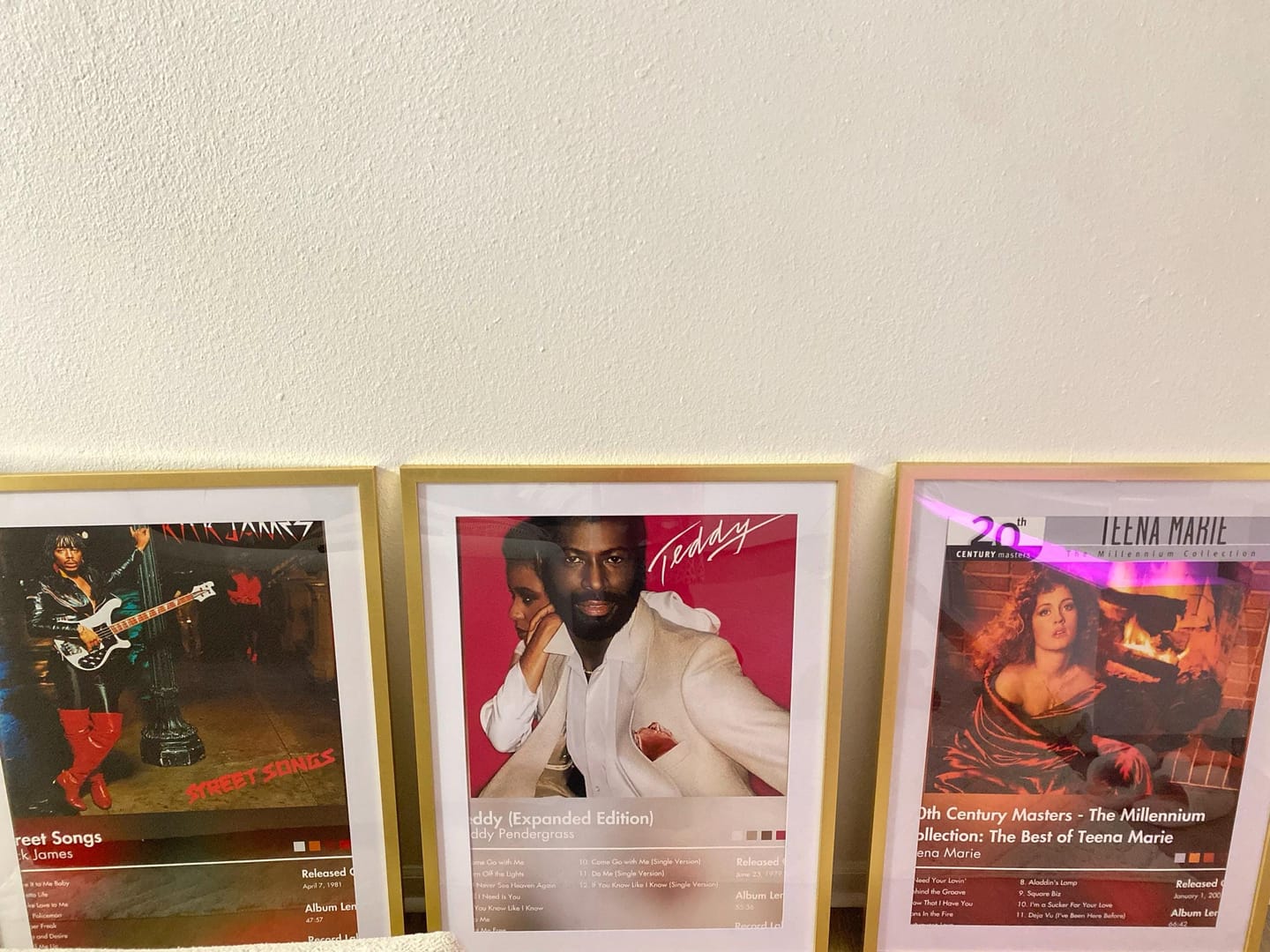 Customer photo review of Teddy Pendergrass — Teddy (Expanded Edition) Album Poster