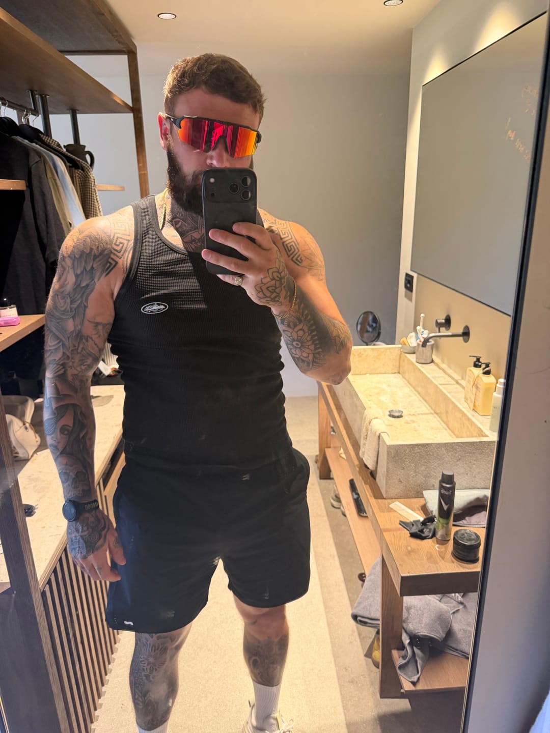 Customer photo review of Atlas - Sunset Red