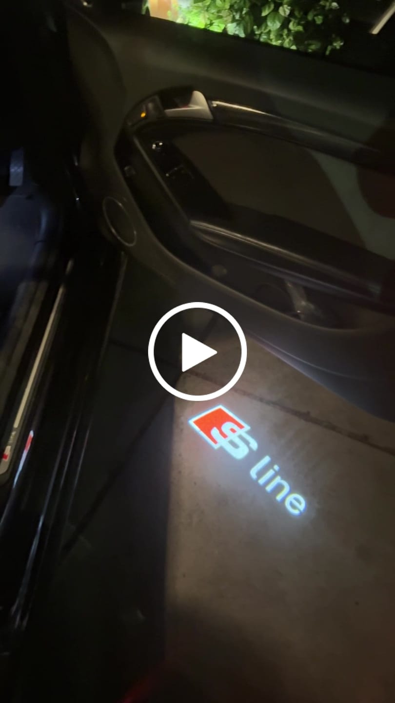 Customer video review of AUDI DOOR LIGHTS