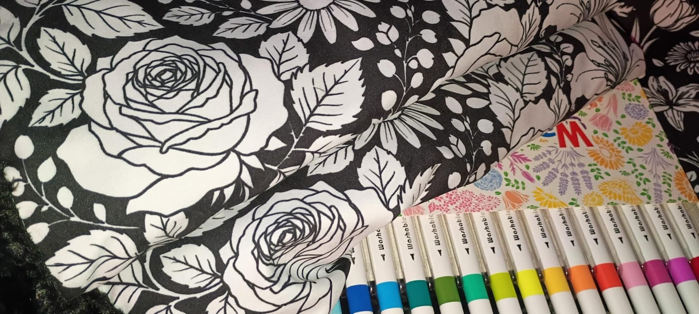 Customer photo review of ColorMe Blanket - Wind down with relaxing blanket you get to make your own