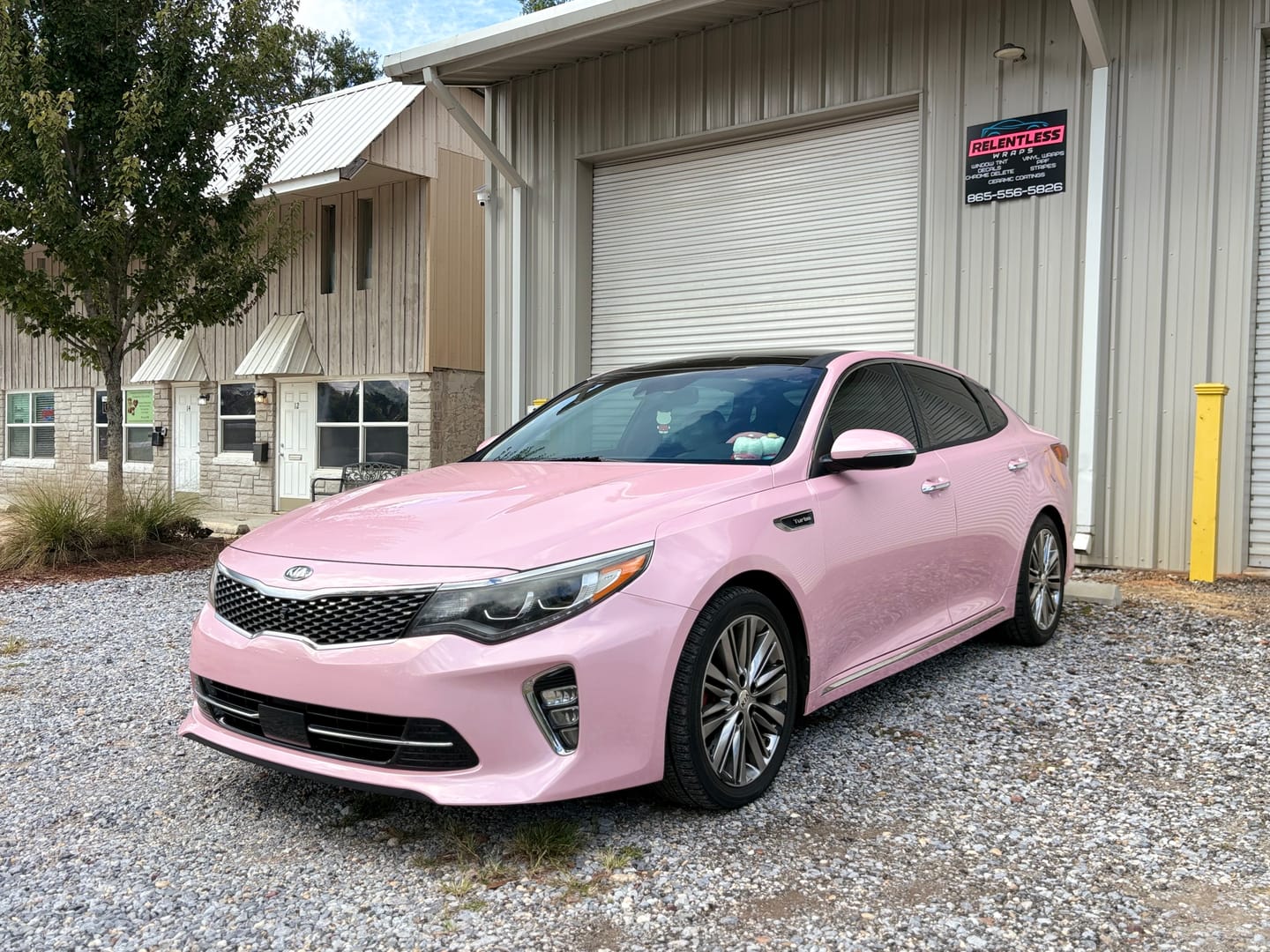 Customer photo review of High Glossy Baby Pink Vinyl Wrap