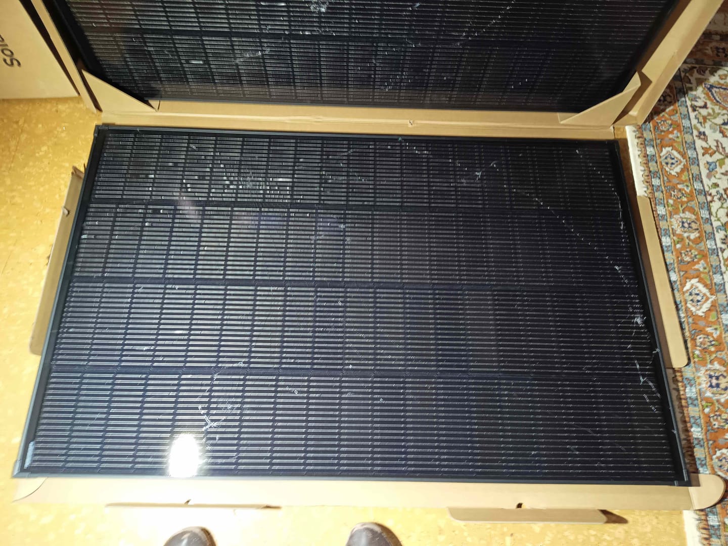 Customer photo review of Ray 200W Solarmodul Komplett Schwarz