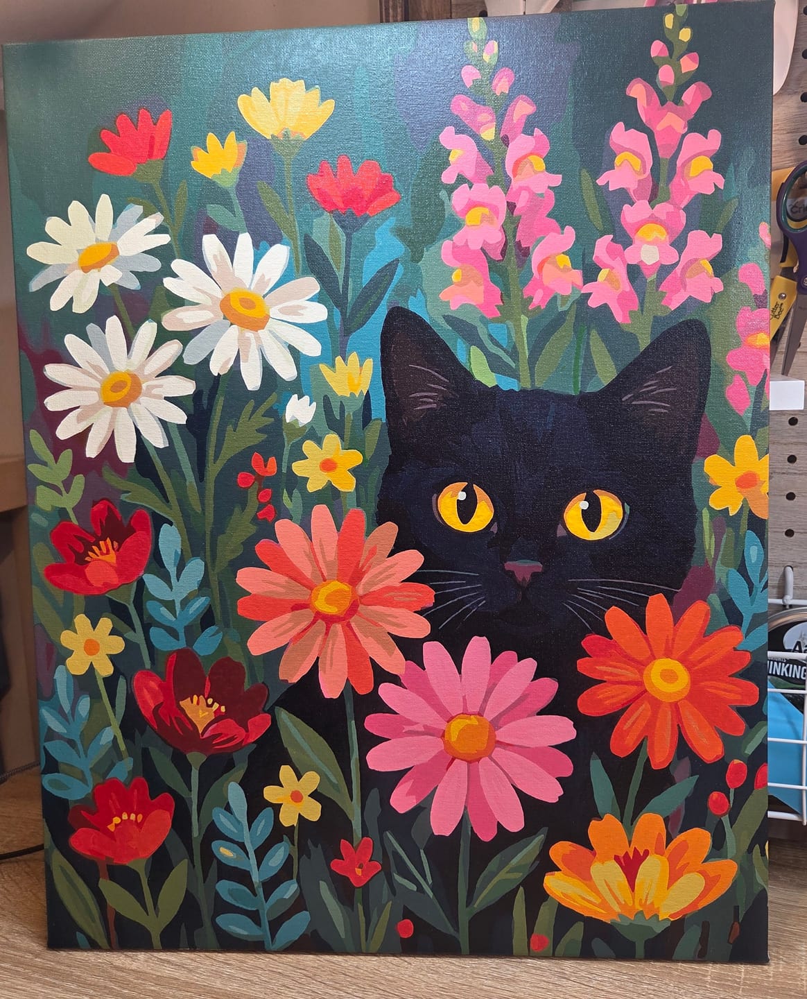 Customer photo review of Black Cat Flowers