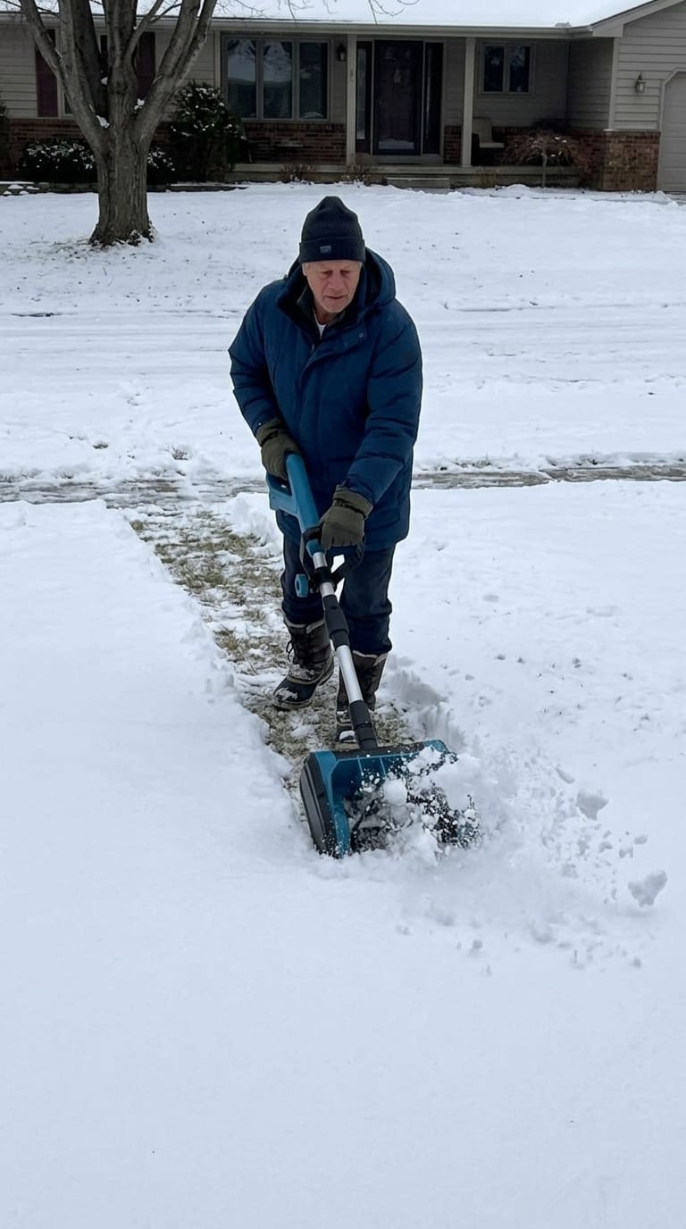 Customer photo review of Elektrische Schneeschaufel