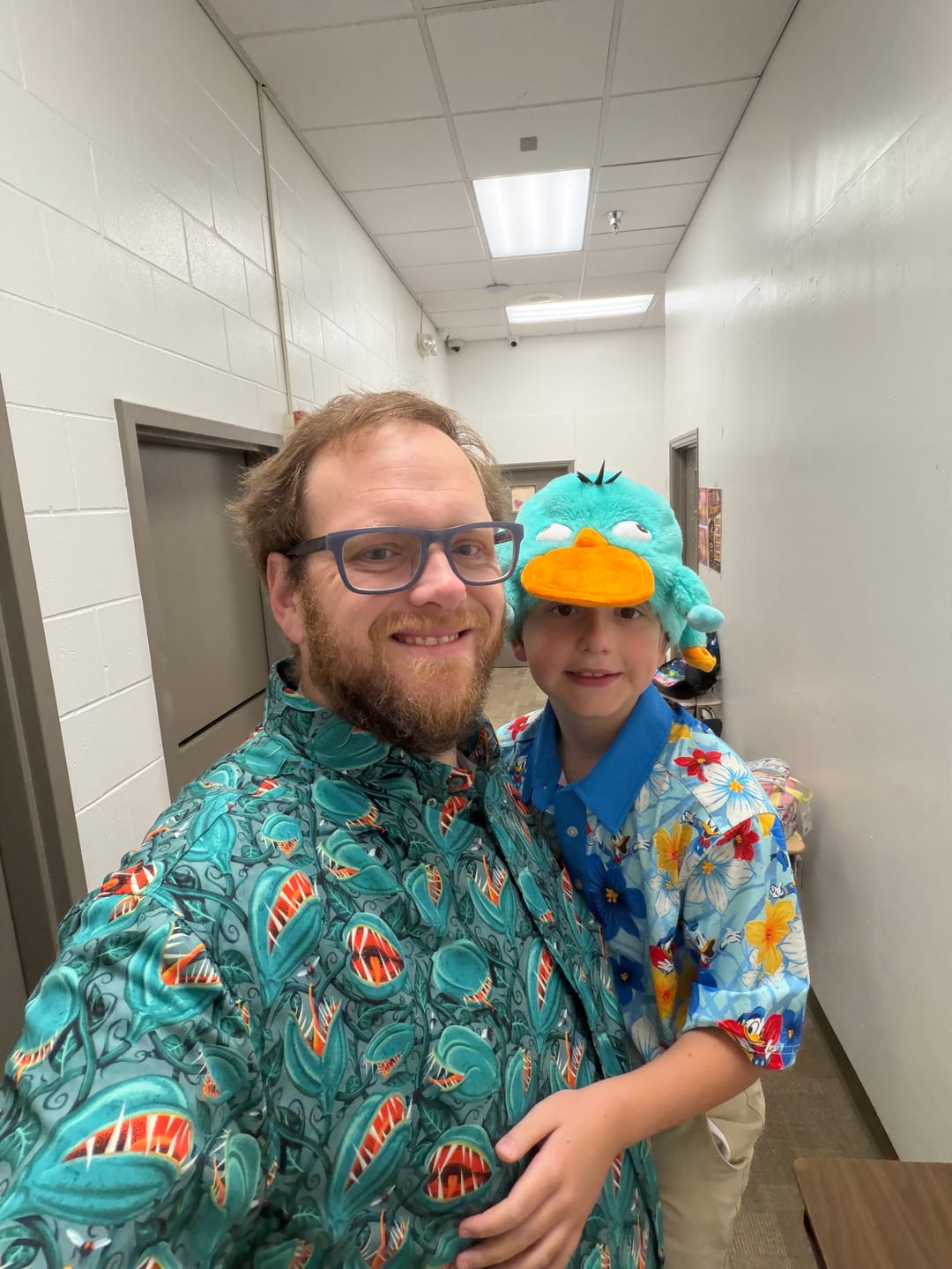 Customer photo review of Disney’s Phineas and Ferb "Perry the Platypus" – Plush Hat
