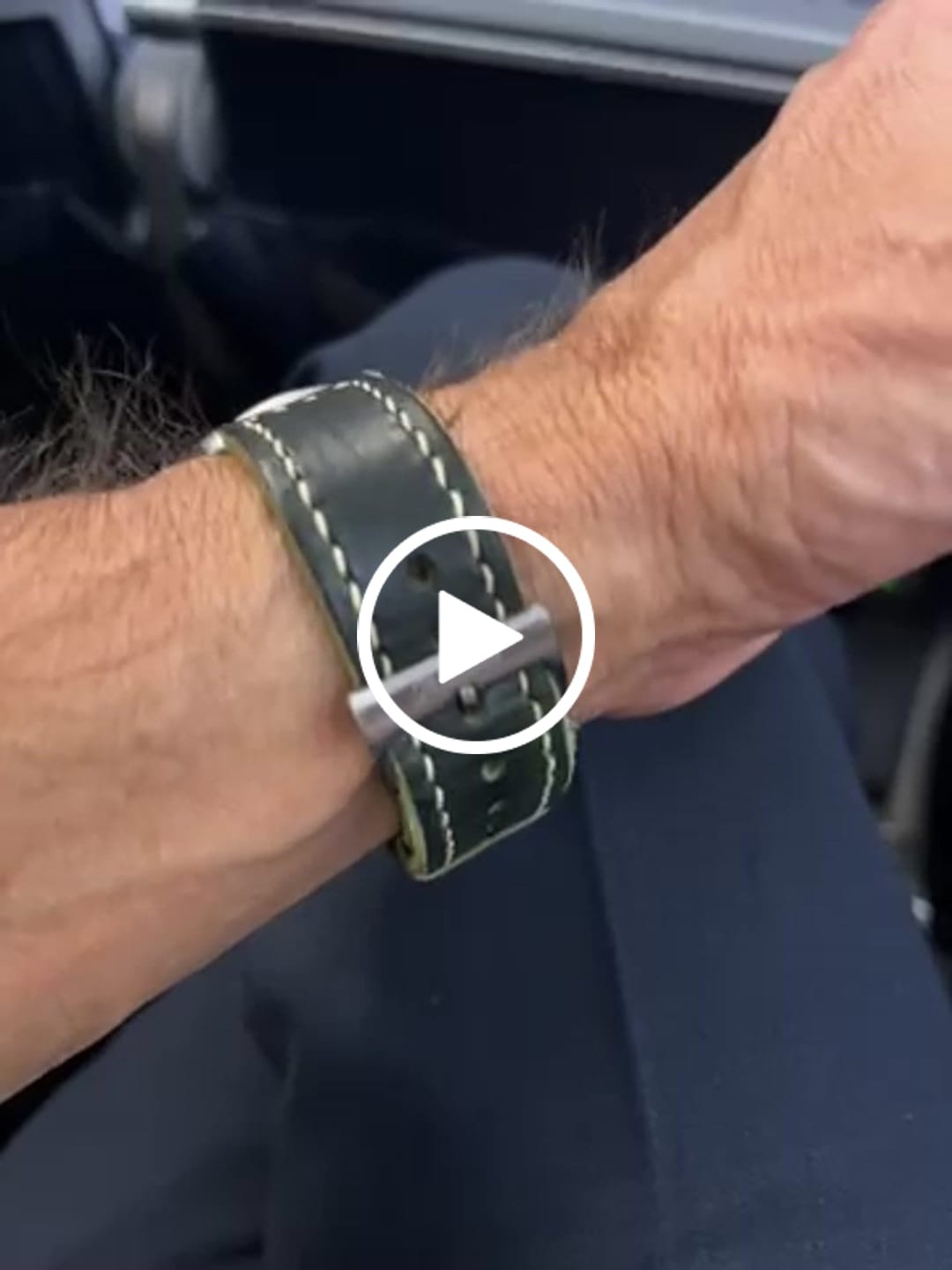 Customer video review of Build Your Own Charles Leather Watch Strap