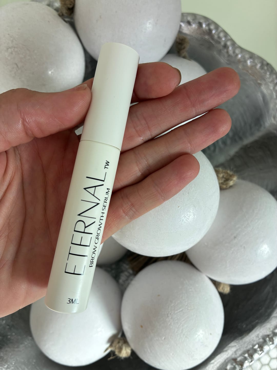 Customer photo review of Eyebrow Growth Serum