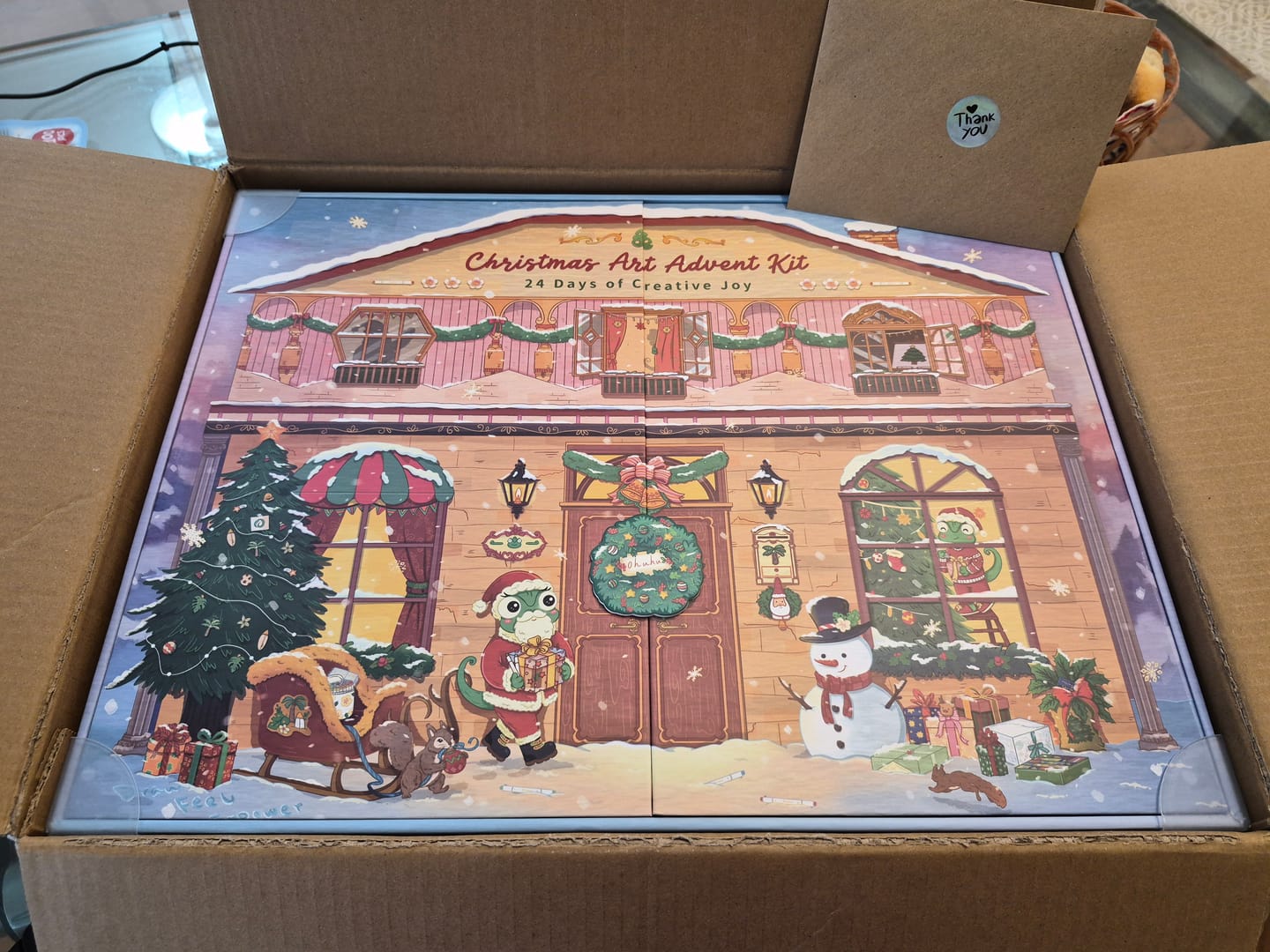 Customer photo review of Ohuhu Christmas Advent Calendar 2026, 24 Days Countdown Gift Kit
