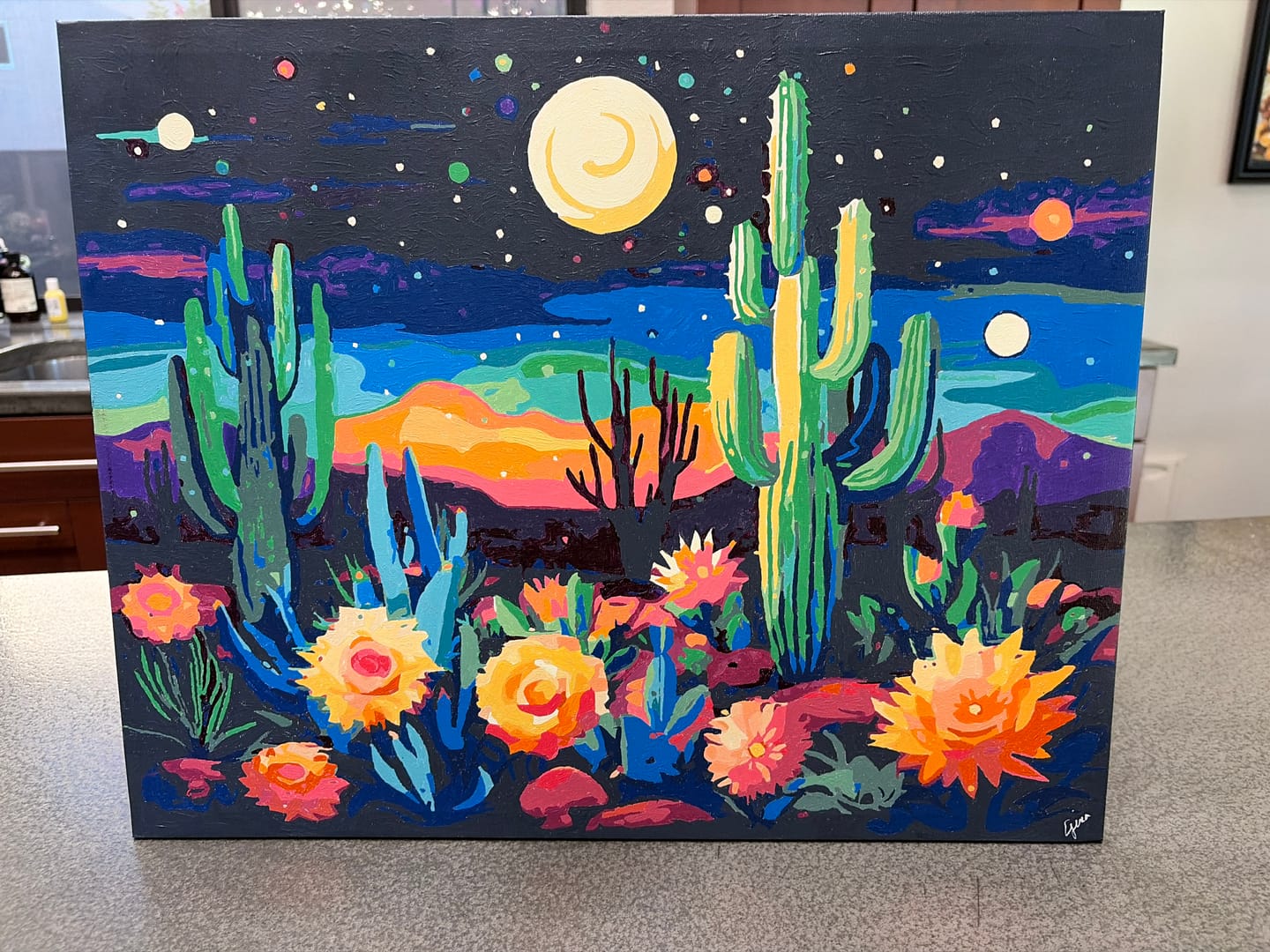 Customer photo review of Desert Evening