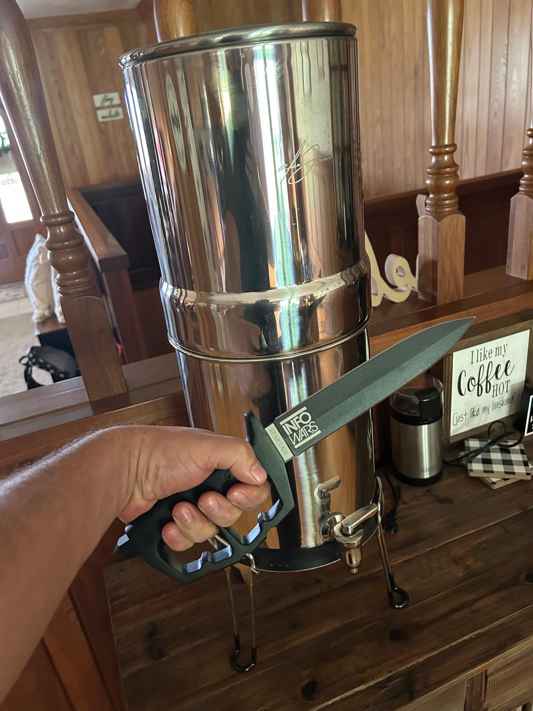 Customer photo review of 🎁 Mystery War Dagger (100% off)