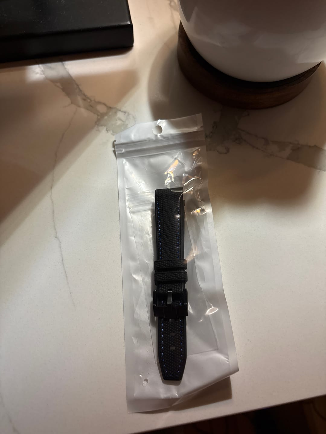 Customer photo review of Rubber Strap for Omega X Swatch MoonSwatch Mission to Earth- Polar Lights