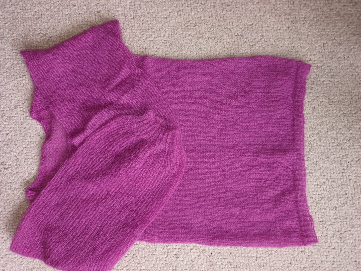 Customer photo review of Gazzal Super Kid Mohair