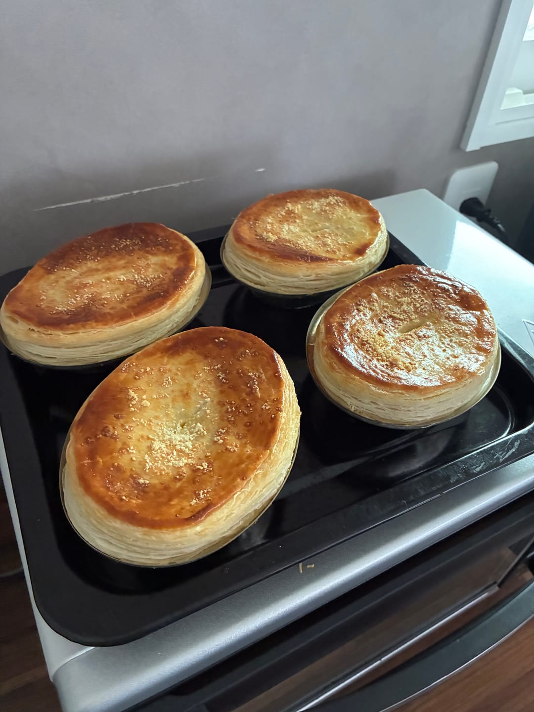 Customer photo review of New Zealand Individual Pie Tins