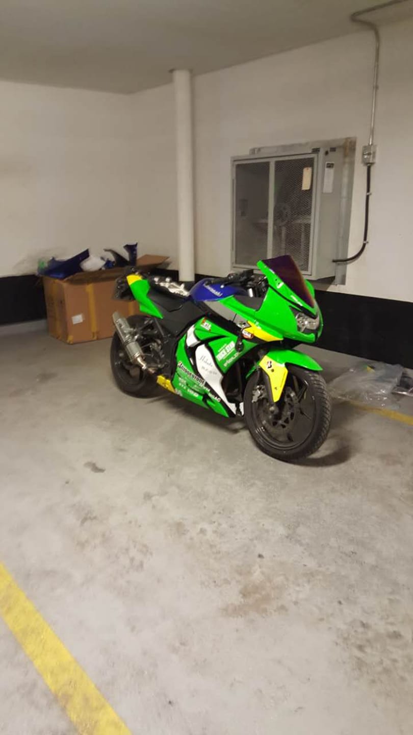 Customer photo review of Ninja 250R EX250 2008 - 2012 Green Fairing