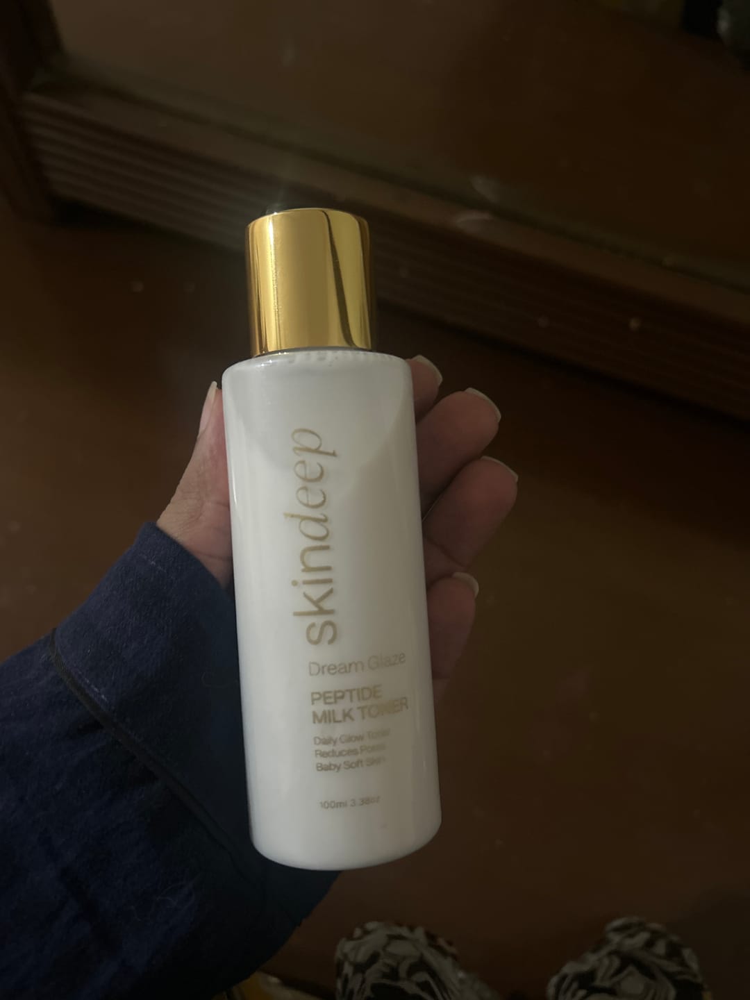 Customer photo review of DREAM GLAZE - Peptide Milk Toner