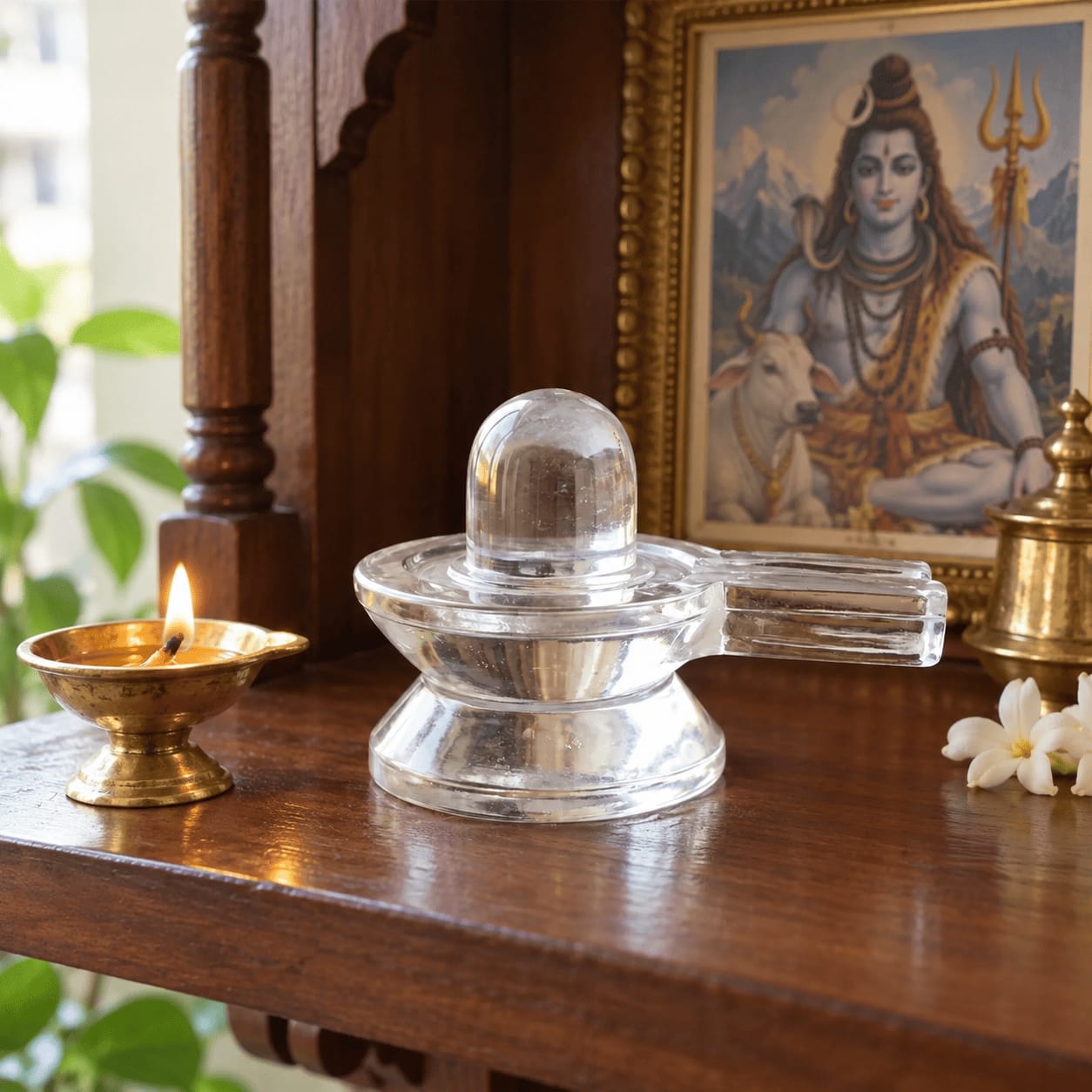 Customer photo review of Sphatik (Crystal) Shivling