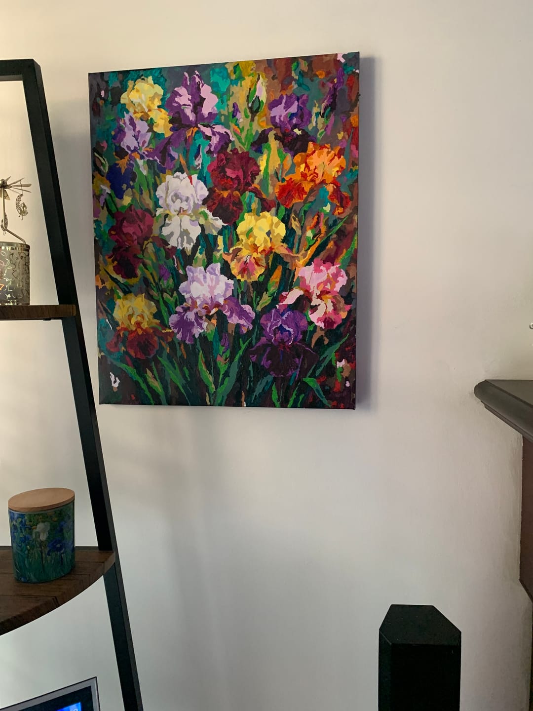 Customer photo review of Iris Bloom Symphony (Paint by Numbers)