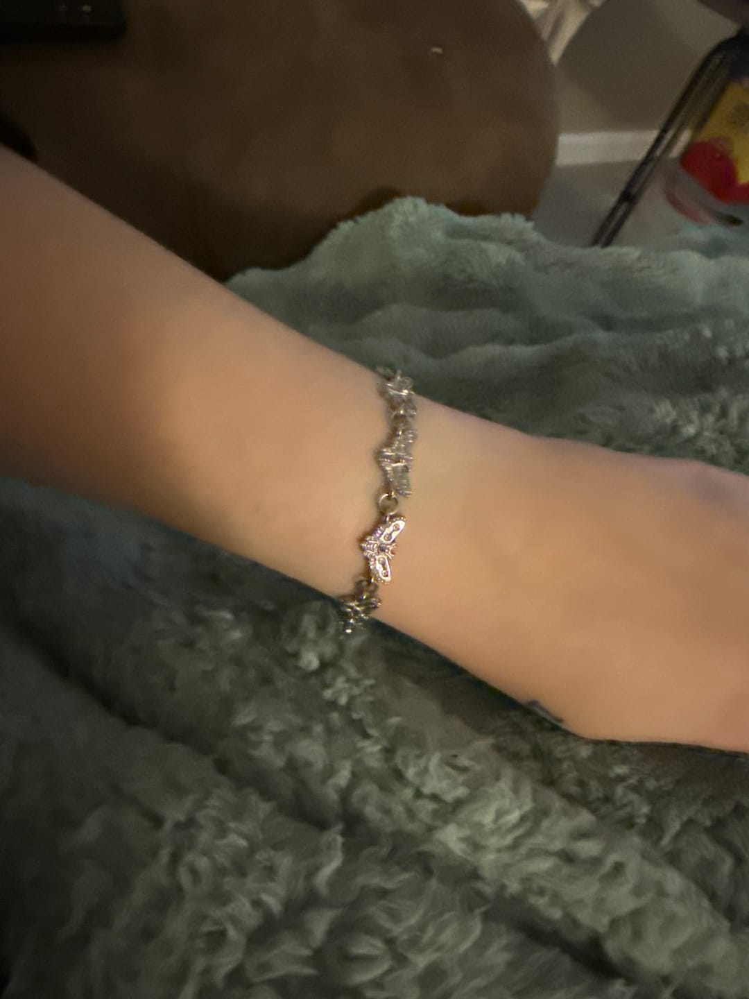 Customer photo review of MOTH BRACELET