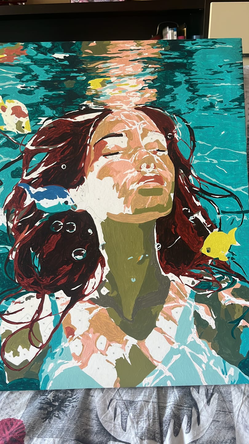 Customer photo review of Breath of Silence Vol. 2 | Paint by Number