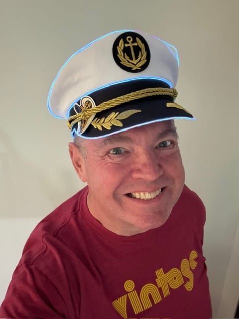 Customer photo review of Neon Captain Light Up Hat