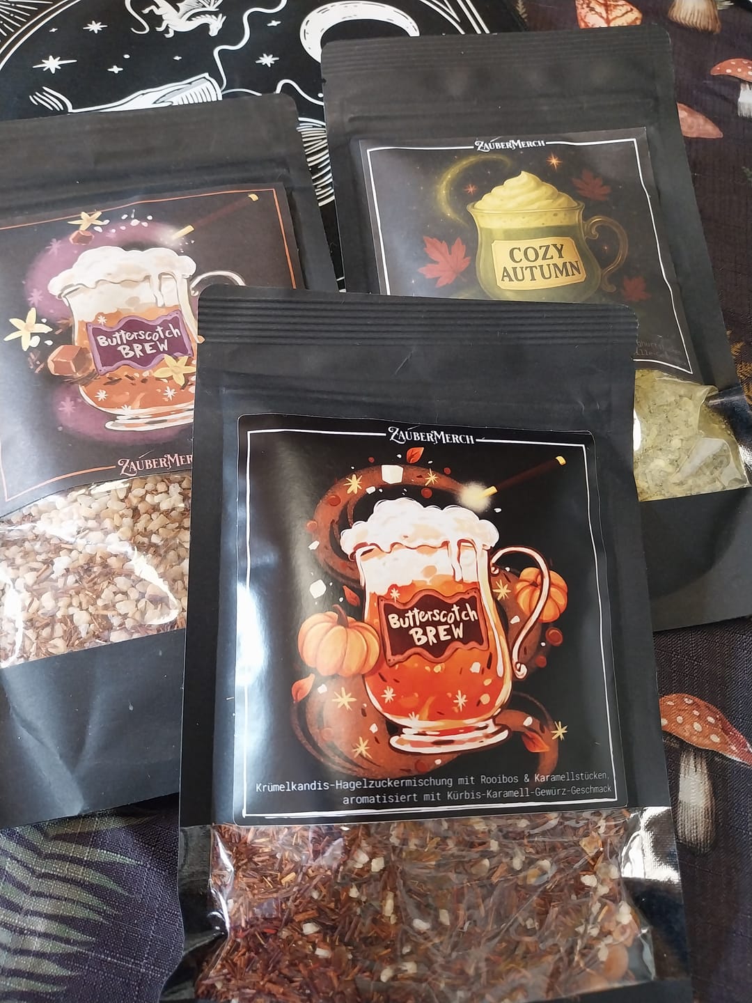 Customer photo review of Butterscotch Brew – Pumpkin Spice Edition | Limitierter Herbst Tee
