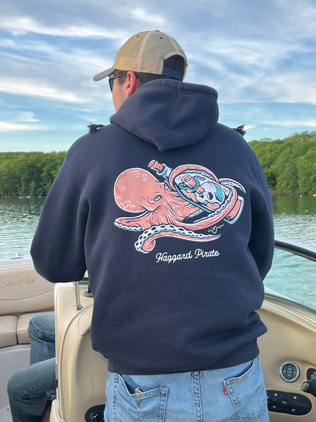 Customer photo review of Sunken Spirits Hoodie