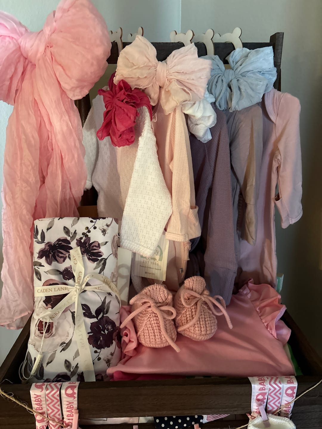 Customer photo review of Little Ballerina | Signature Ruffled Baby Headband Set of 3