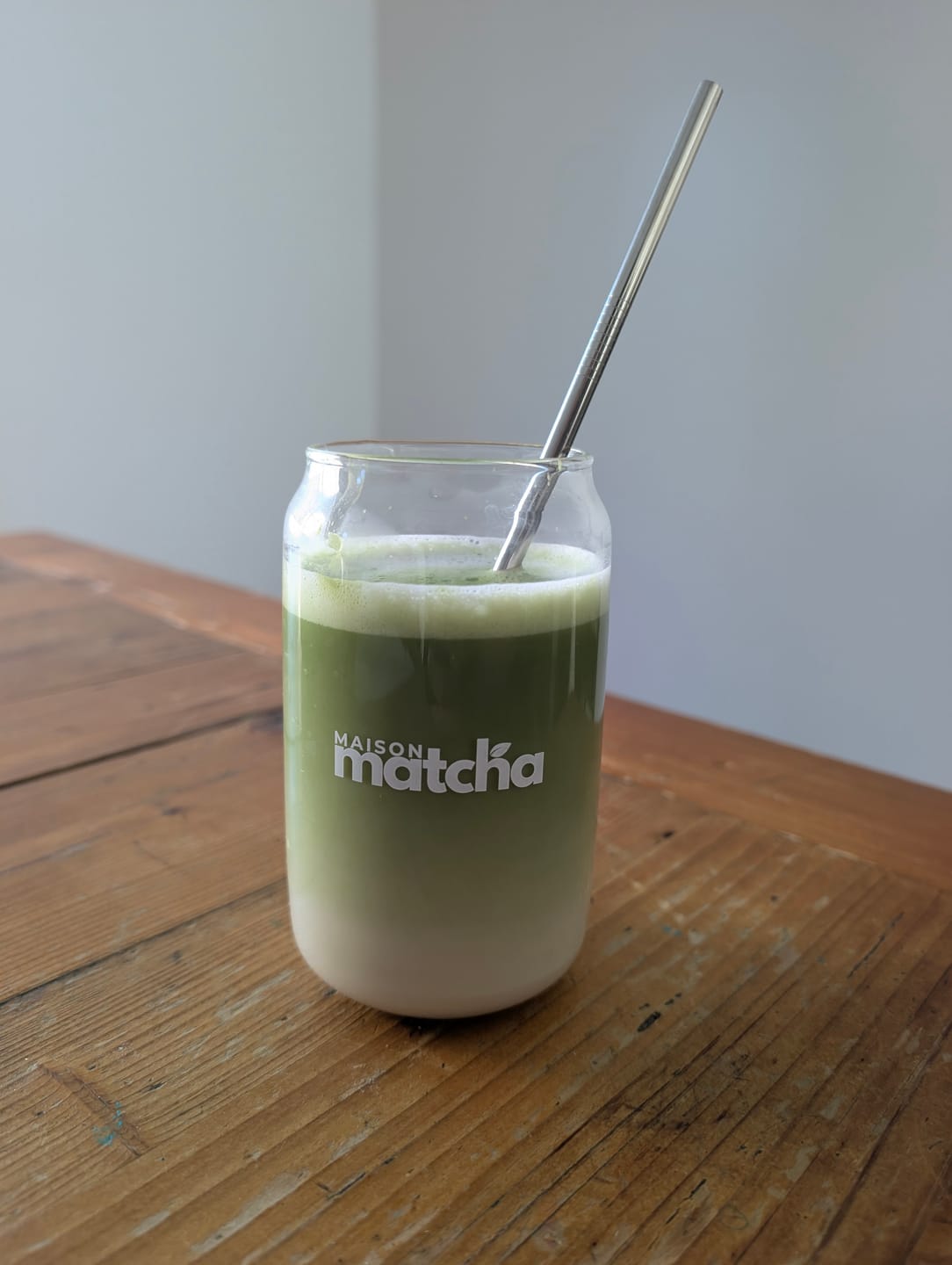 Customer photo review of Verre Maison Matcha + Paille