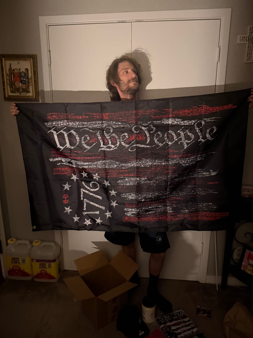 Customer photo review of We The People 1776 Flag