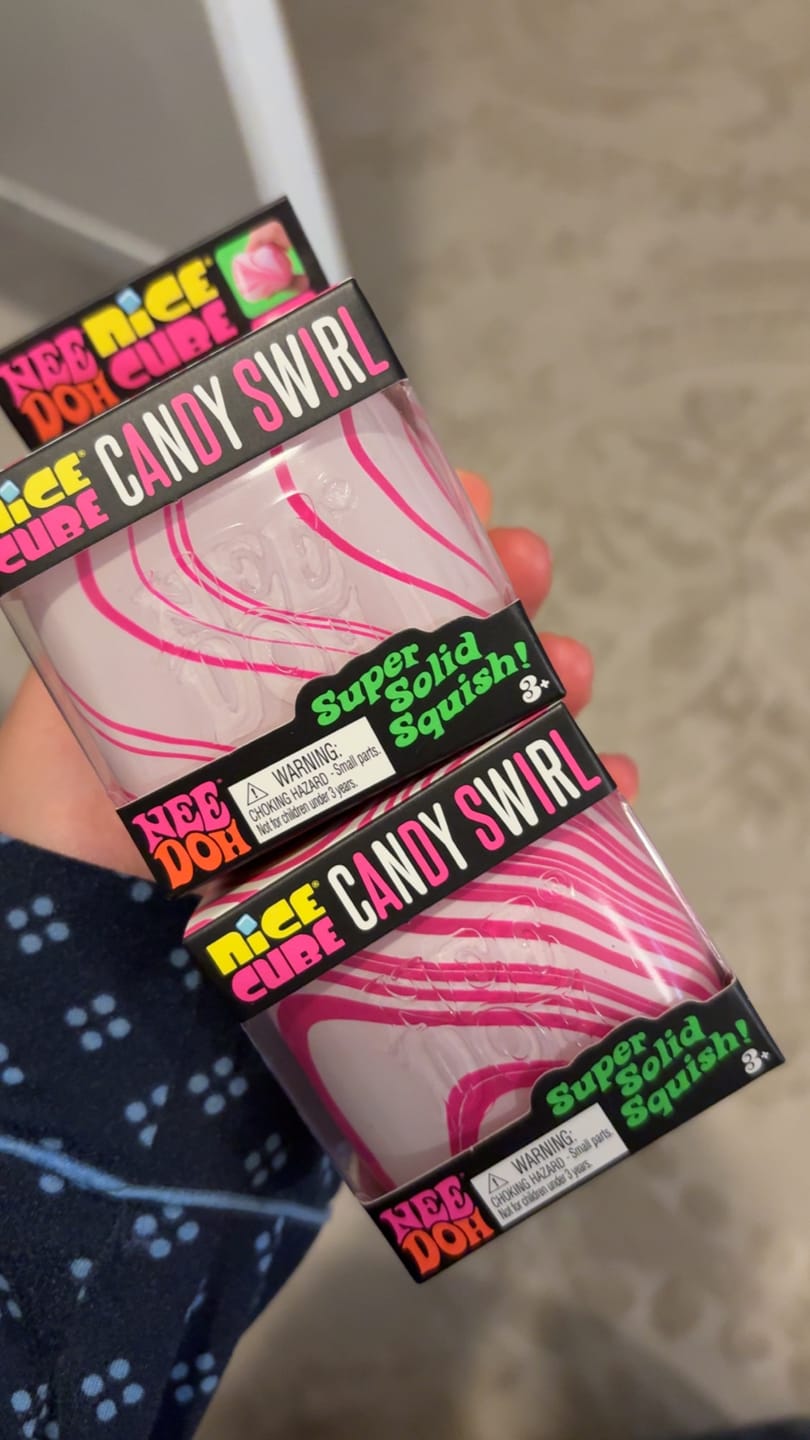 Customer photo review of Needoh Nice Cube Candy Swirl (Rare)