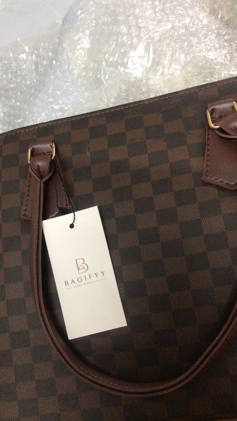 Customer photo review of The Astoria Classic Tote Bag