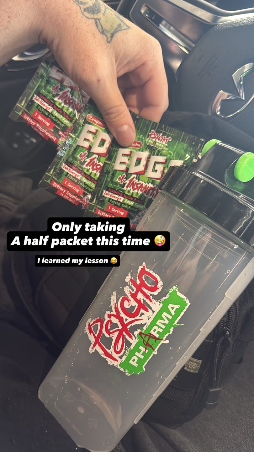 Customer photo review of Edge of Insanity Packet