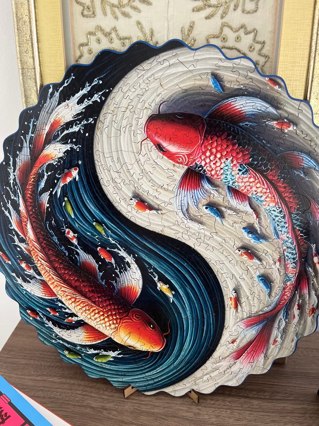 Customer photo review of Koi Yin Yang - Ahşap Puzzle