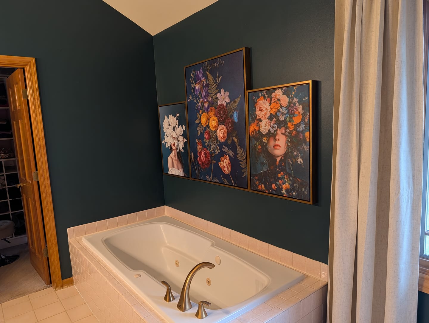 Customer photo review of Whispering Petals Print