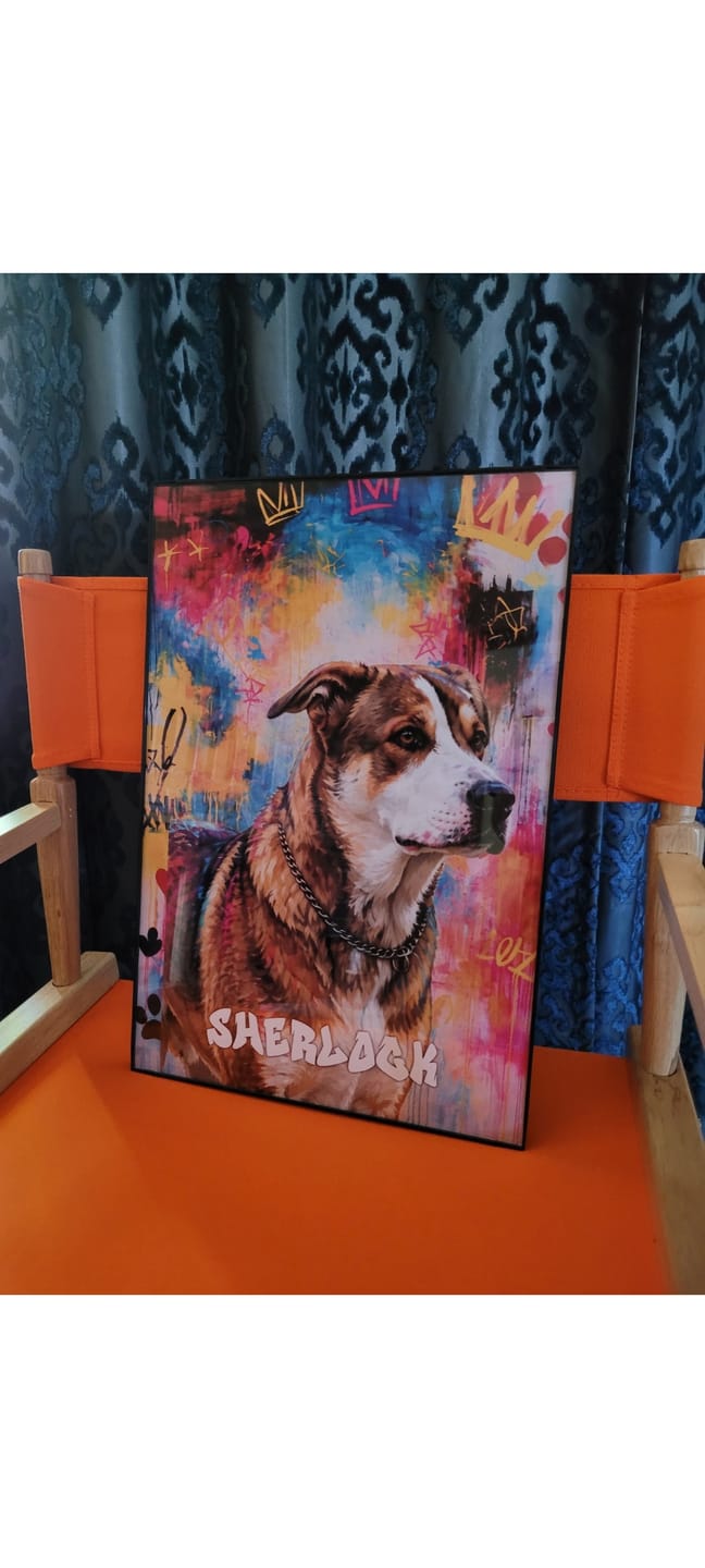 Customer photo review of Graffiti - Personalized Poster