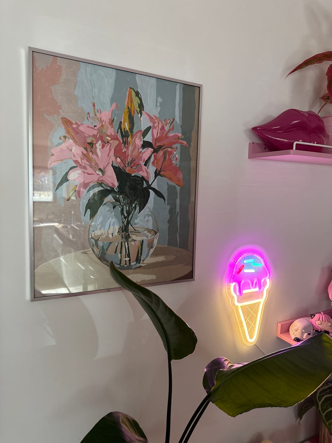 Customer photo review of Gentle lilies | Paint by Number