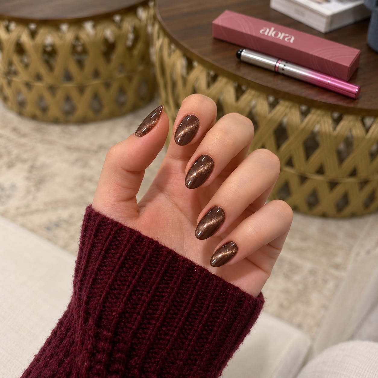 Customer photo review of Manicura ojo de gato profesional