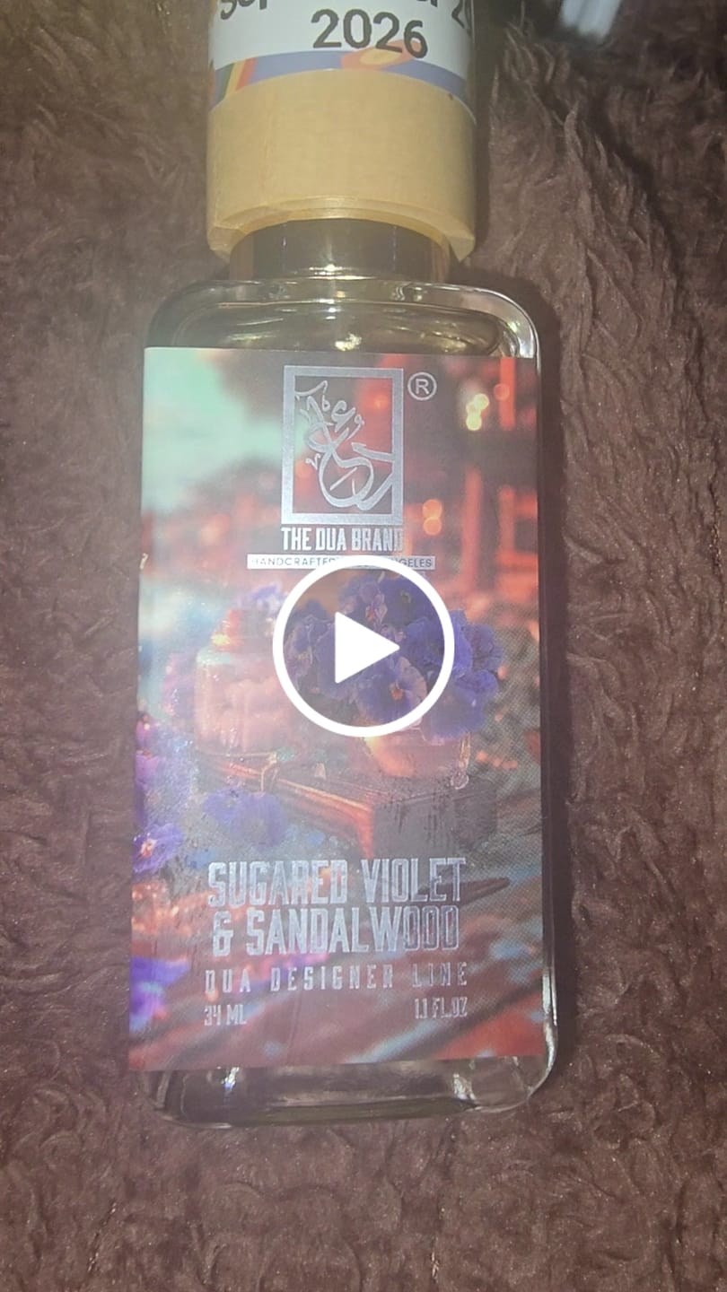 Customer video review of Sugared Violet & Sandalwood