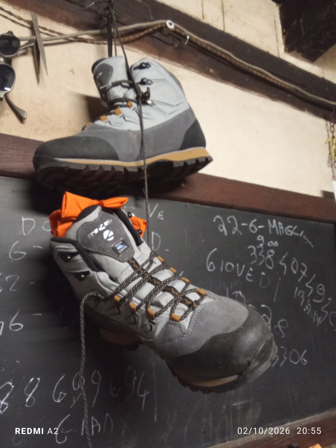 Customer photo review of Scarpa Aku Trekking Cimon Goretex Verde/Nero