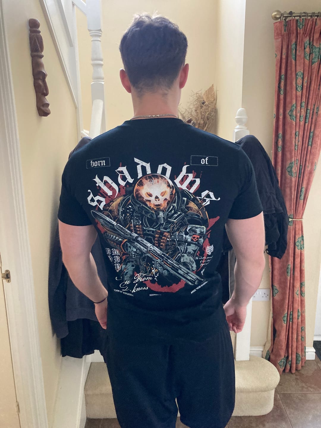 Customer photo review of [Limited Edition] 'Halo: Emile-A239' Back T-Shirt