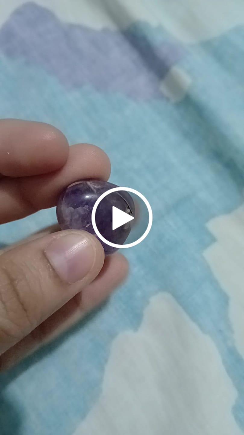 Customer video review of Piedra amatista natural