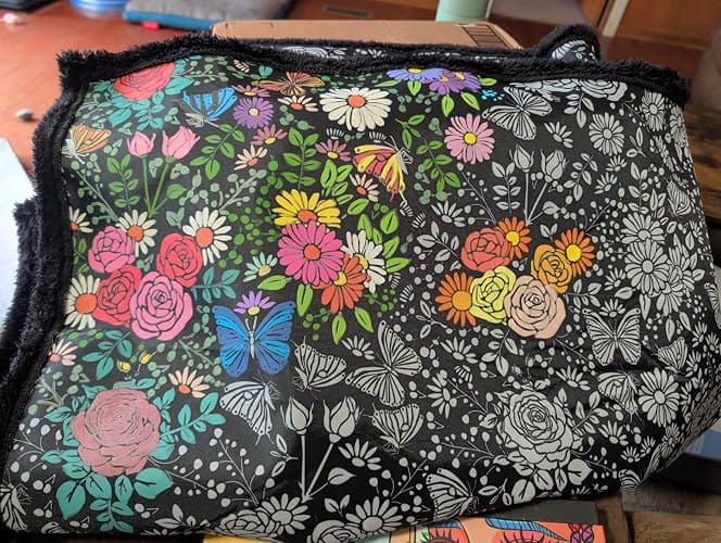 Customer photo review of ColorMe Blanket - Wind down with relaxing blanket you get to make your own