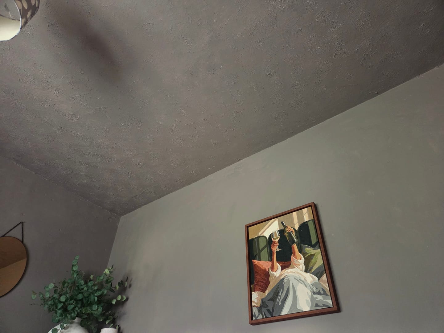Customer photo review of Wine in Bed | Paint by Number