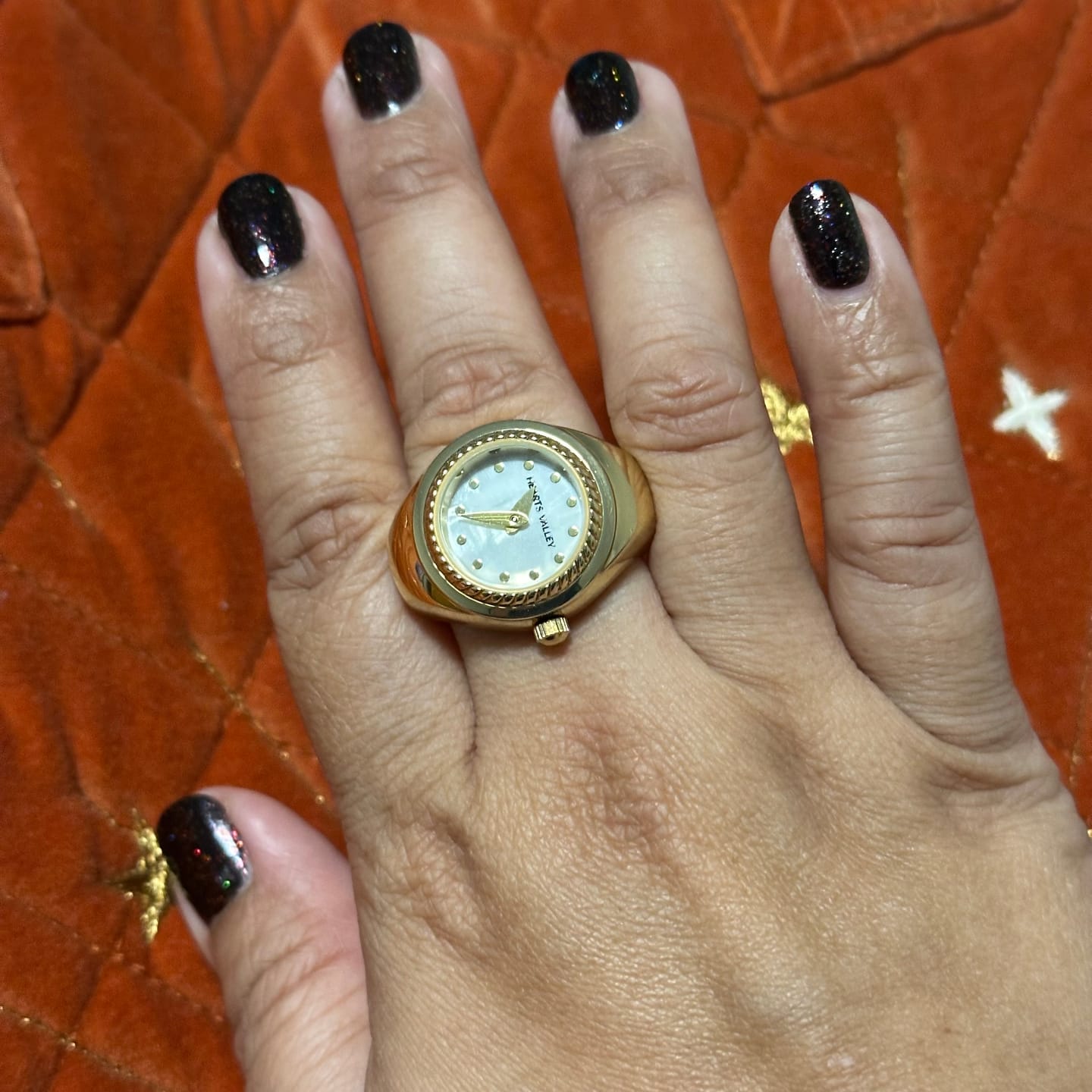 Customer photo review of Vivienne Watch Ring