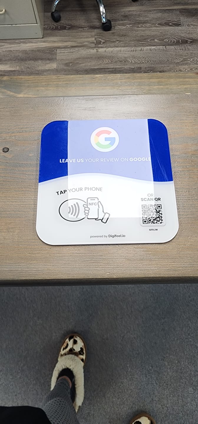 Customer photo review of Google Reviews - Plate