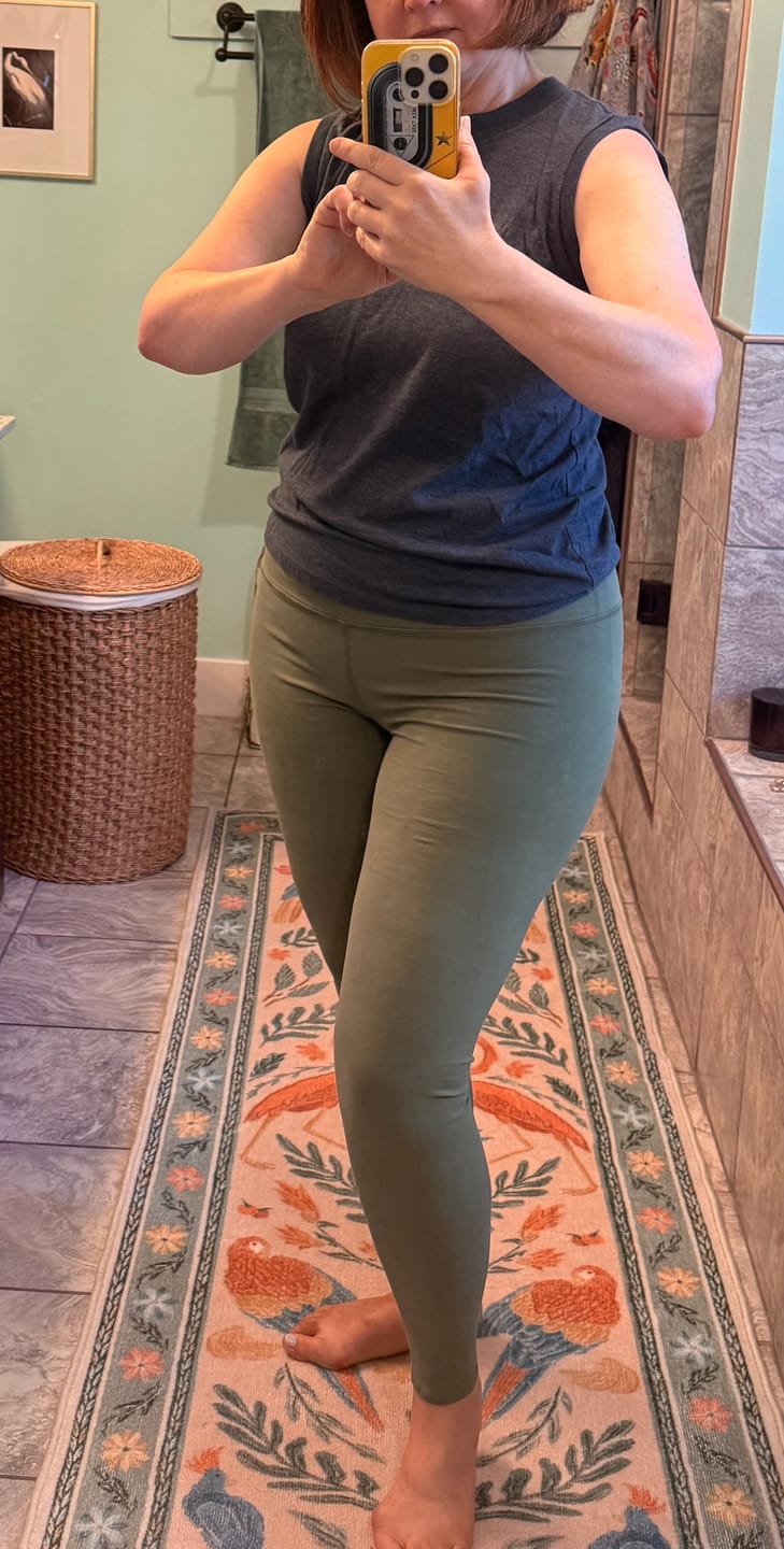 Customer photo review of PureFlex Organic Cotton High Waist Leggings