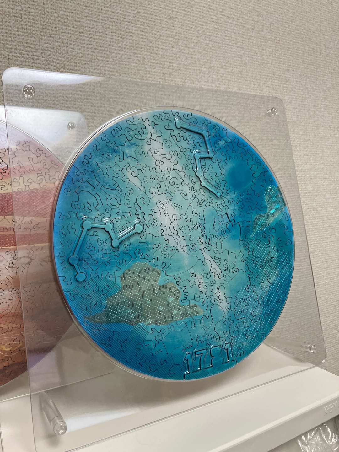 Customer photo review of 【９月入荷分予約】宇宙の破片 URANUS 天王星と専用フレームセット
