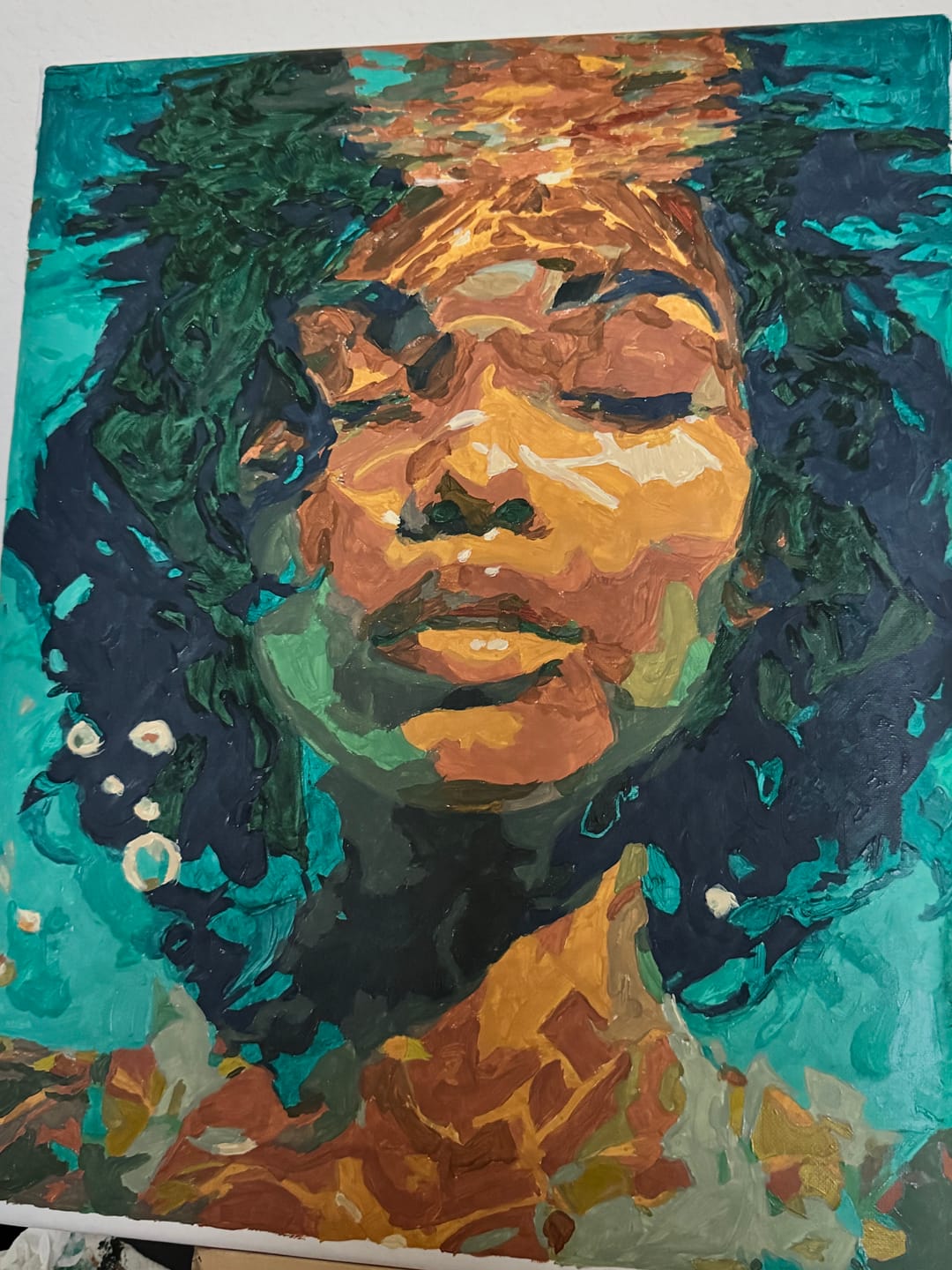 Customer photo review of Beneath the Surface | Paint by Number